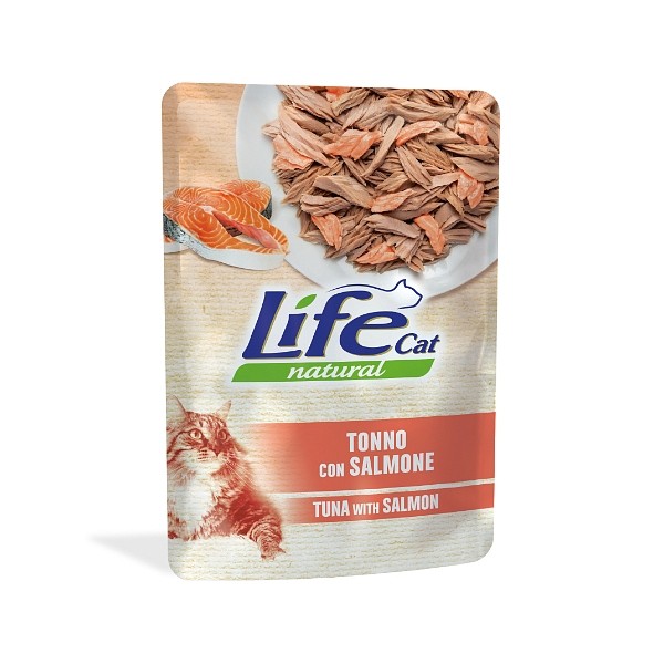 Lifecat vrečka tuna in losos 70g