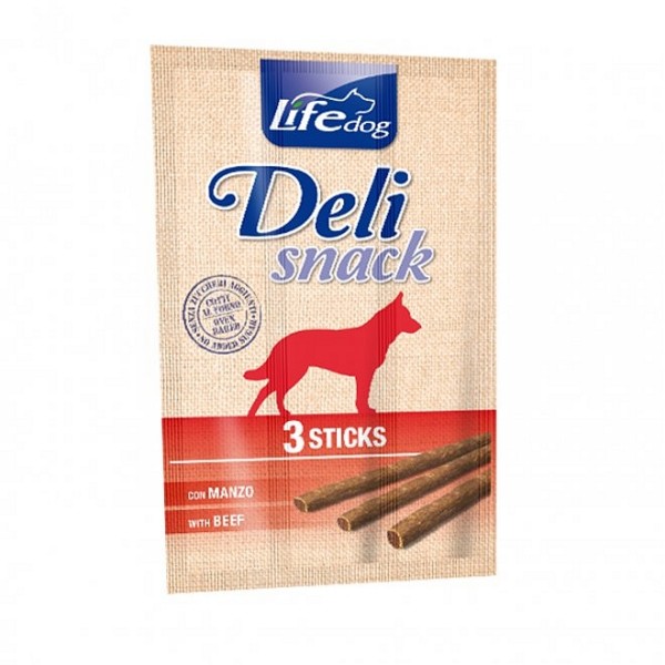 Lifedog Deli Snack palčke Govedina 33g