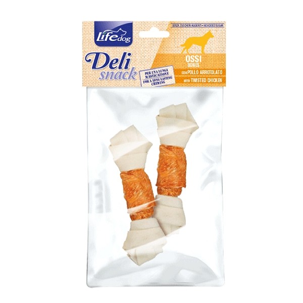 Lifedog DeliSnack Kost s piščančjim mesom 140g