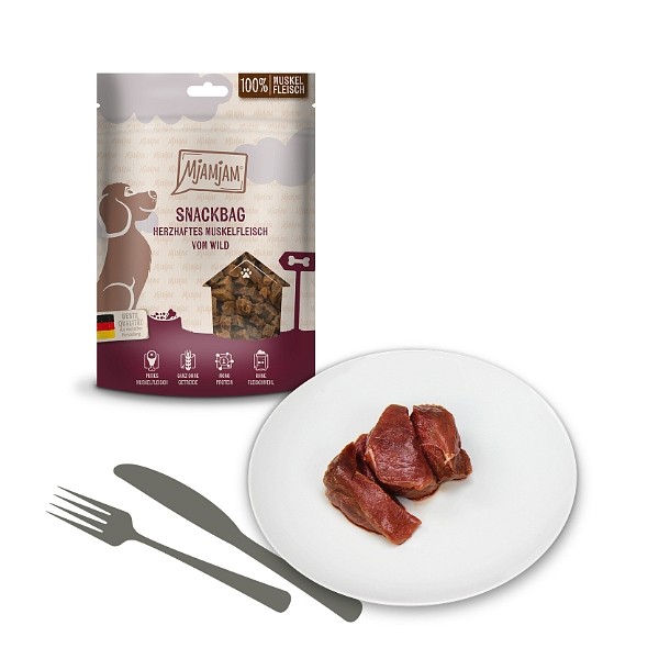 Mjamjam Dog Snackbag Divjačina 100g