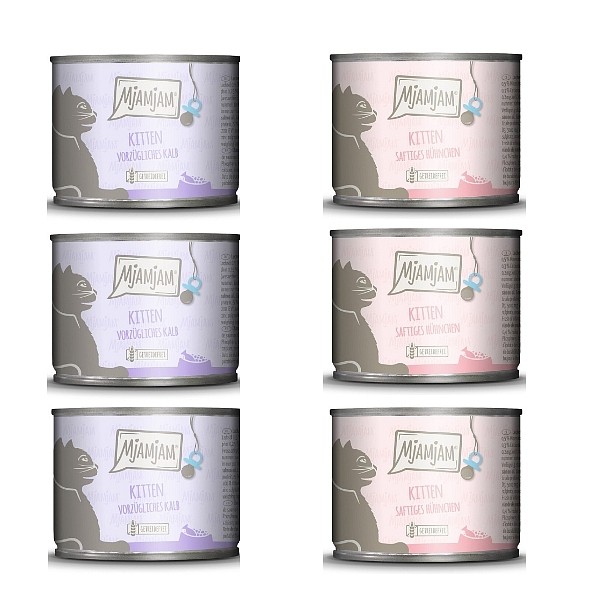 Mjamjam Kitten paket 6 x 200g