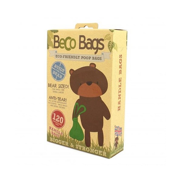 BecoBags biorazgradljive vrečke z ročaji 120 kosov