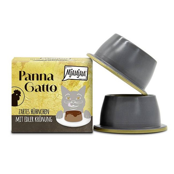 Mjamjam Panna Gatto Piščanec s krono 2x80g