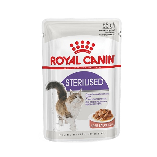 RC paket mokre hrane za odrasle mačke Sterilised 12x85g
