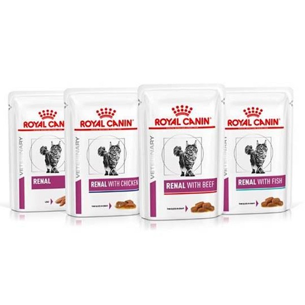 Royal Canin Veterinary Diet Cat Renal Multipack 4x85g