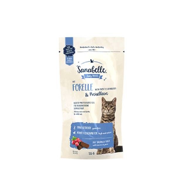 Sanabelle Cat Sticks postrv in brusnice 55g