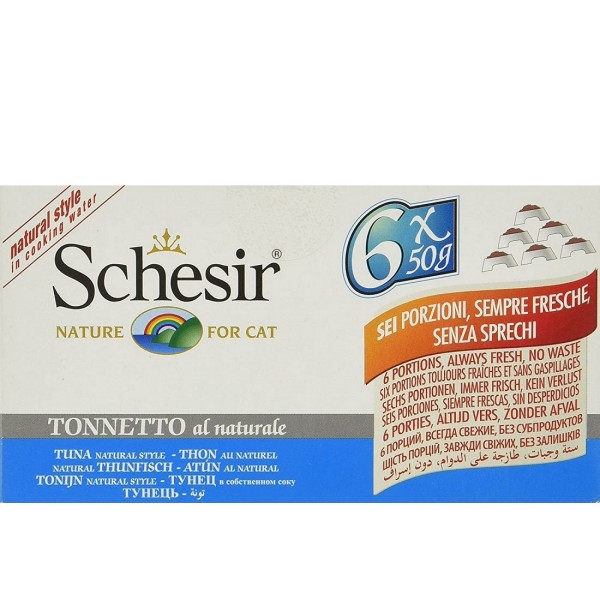 Schesir Cat Multipack Tuna Natural 6x50g