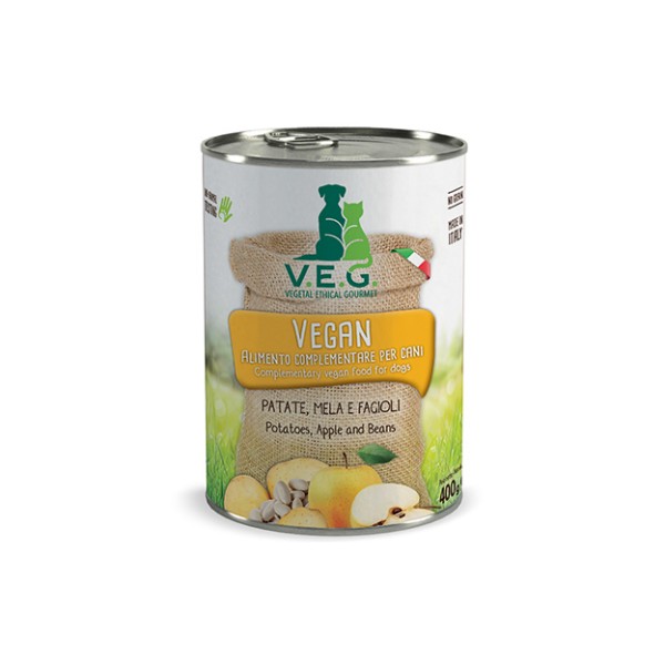 V.E.G. veganska hrana za pse Krompir, jabolko in fižol 400g
