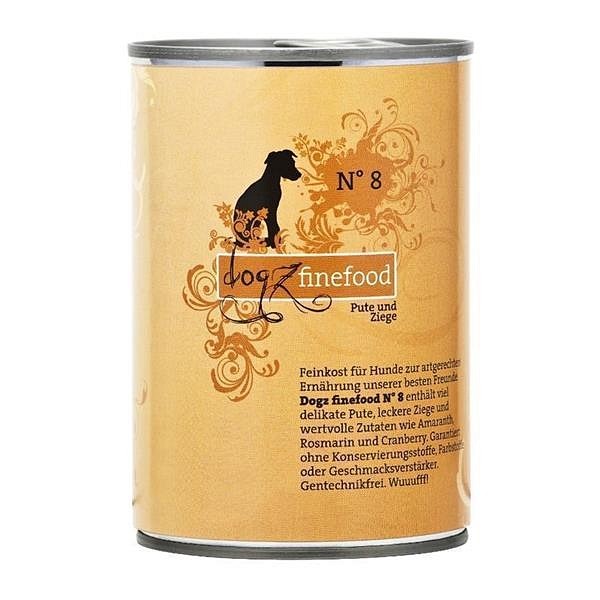Dogz Finefood puran in koza 6x400g