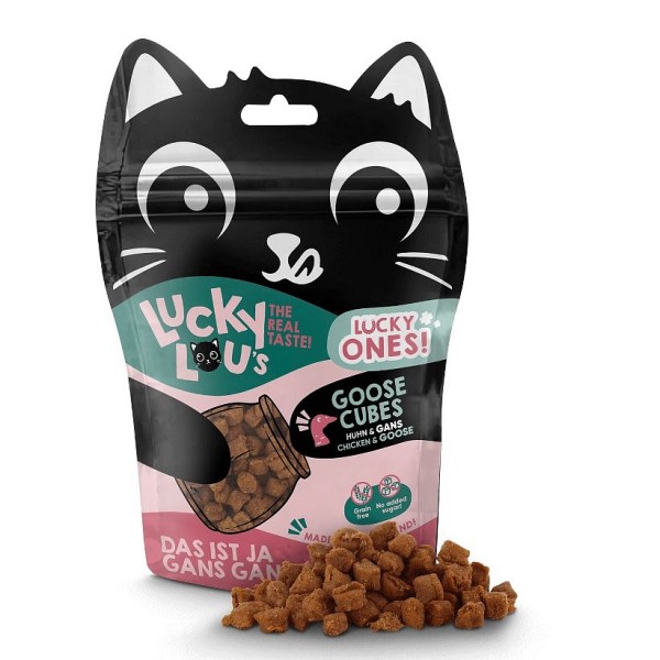 Lucky Lou Lucky Ones Cubes Piščanec in gos 80g