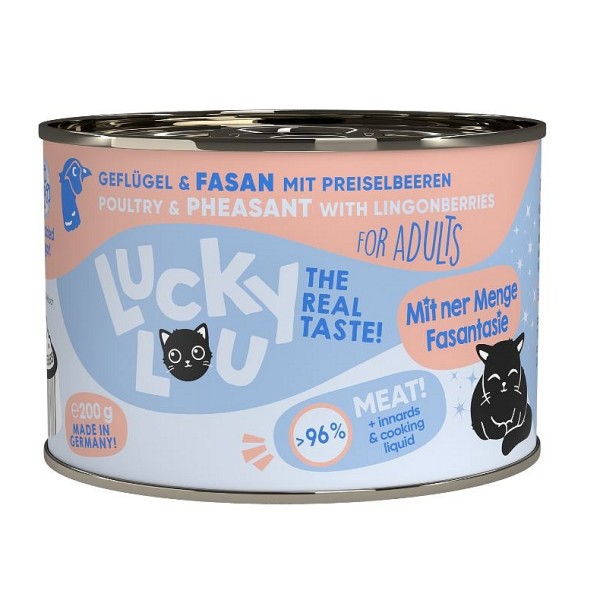 Lucky Lou LS Adult Perutnina in fazan 200g