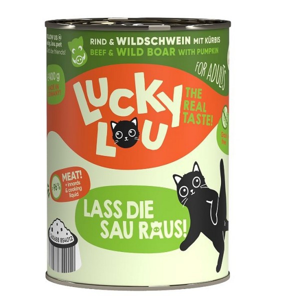 Lucky Lou LS Adult Govedina in divja svinja 400g