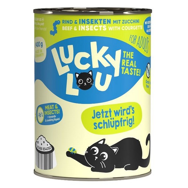 Lucky Lou LS Adult Govedina in žuželke 400g