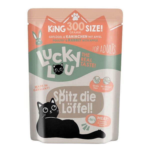 Lucky Lou LS Adult Perutnina in kunec 300g