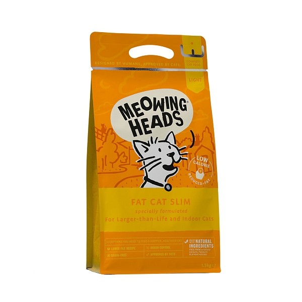 Meowing Heads briketi Fat Cat Slim 1,5kg