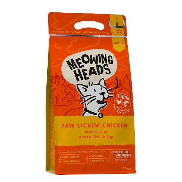 Meowing Heads briketi Paw Lickin'Chicken 4kg