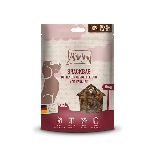 Mjamjam Dog Snackbag Kenguru 100g