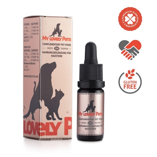 My Lovely Pets™ CBD konopljine kapljice 6% 10ml