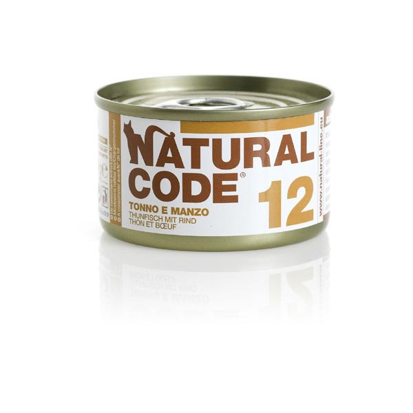 Natural Code 12 Tuna in govedina 85g