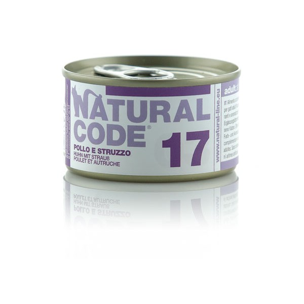 Natural Code 17 Piščanec in noj 85g