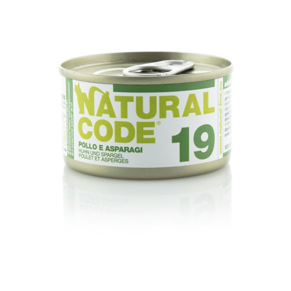 Natural Code 19 Piščanec in beluši 85g