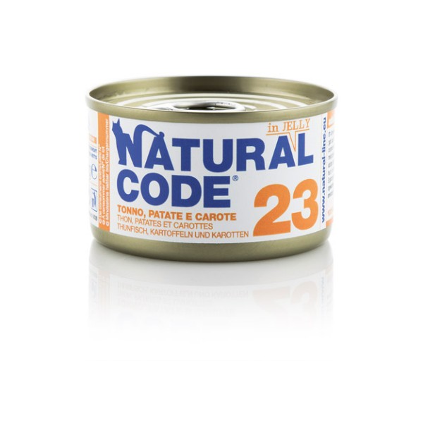 Natural Code 23 Tuna, krompir in korenje v želeju 85g
