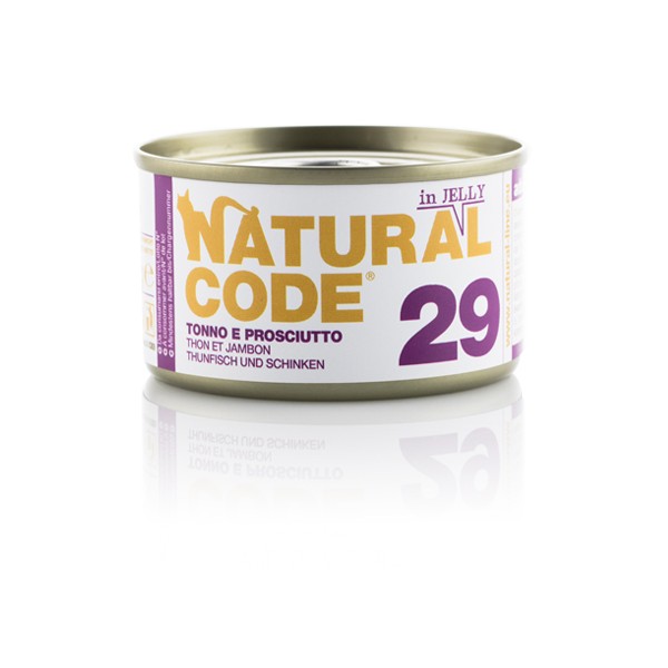 Natural Code 29 Tuna in šunka v želeju 85g