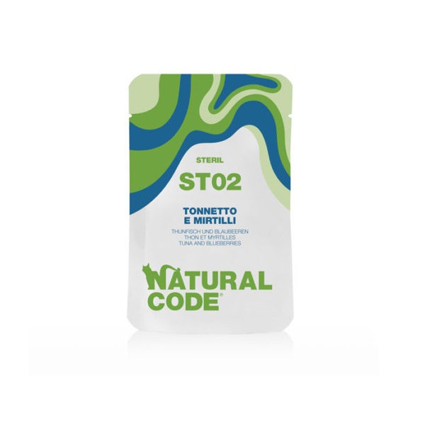 Natural Code ST02 Tuna in borovnice 70g