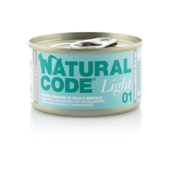 Natural Code Light 01 Tuna, goji jagode in brusnice 85g