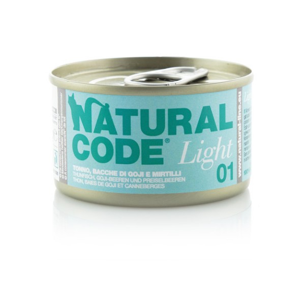 Natural Code Light 01 Tuna, goji jagode in brusnice 85g