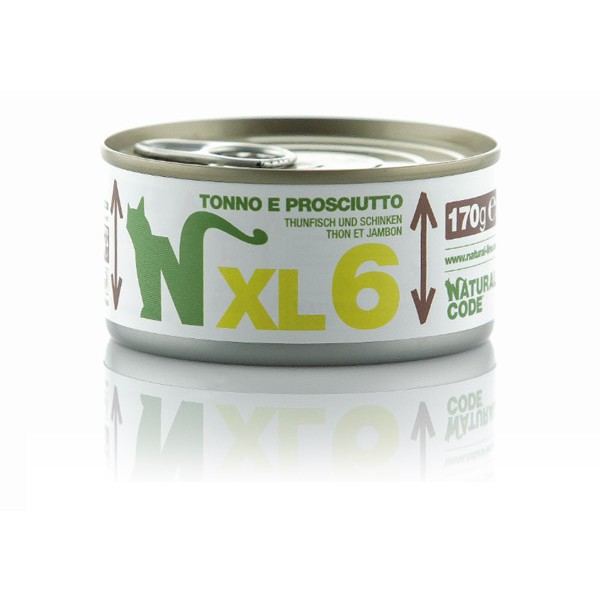 Natural Code XL6 Tuna in šunka 170g