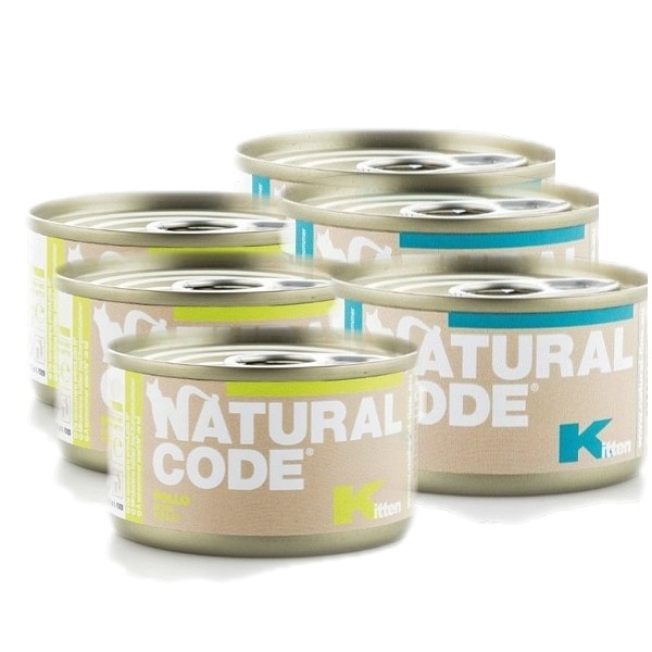 Natural Code Mešan paket Kitten 6x85g