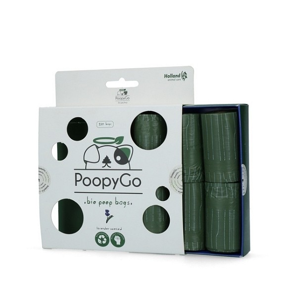 PoopyGo vrečke z vonjem sivke 120 kosov (8x15) 