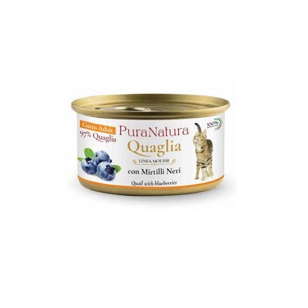 Pura Natura Prepelica z borovnicami 85g