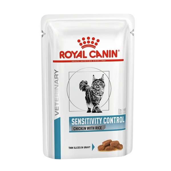 RC Veterinary Diet Cat Sensitivity Control vrečka piščanec 12x85g