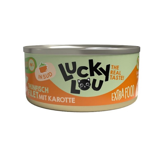 Lucky Lou EF tuna s korenčkom v juhi 70g