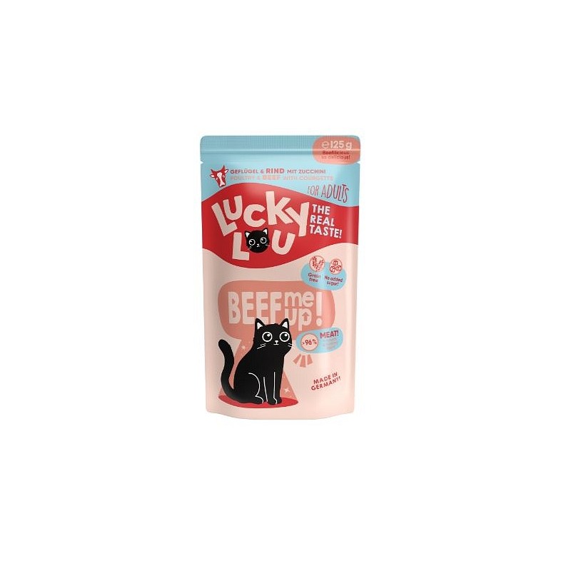 Lucky Lou LS Adult Perutnina in govedina 125g