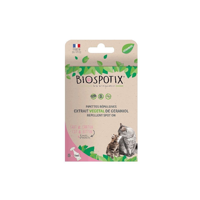 Biospotix Pipete za muce 5x1ml