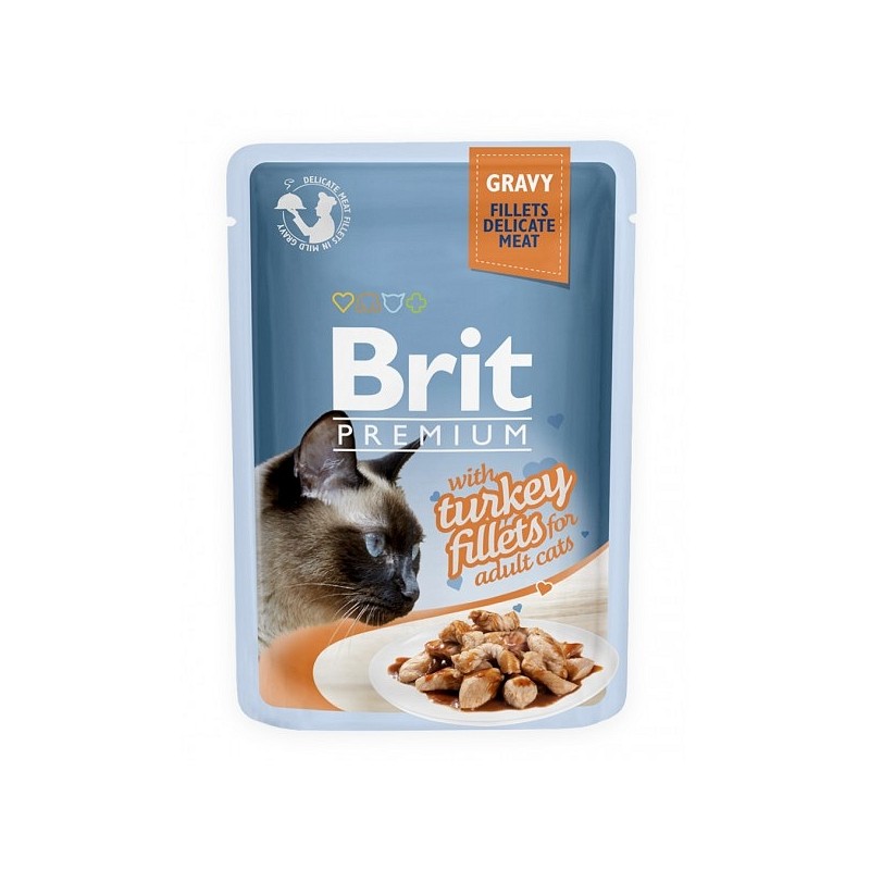 Brit Premium mokra hrana fileji purana v omaki  85g