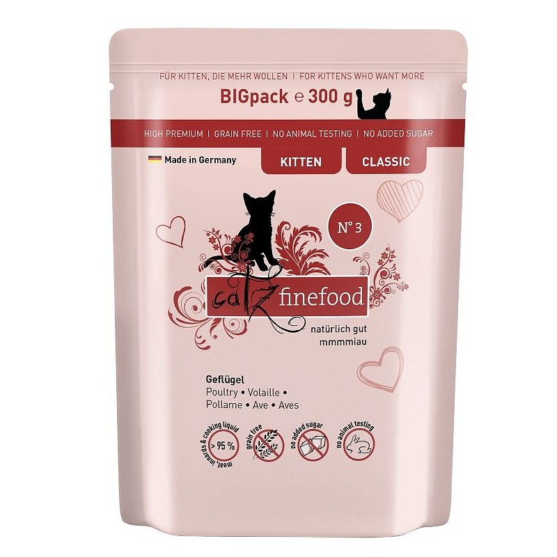 Catz Finefood Kitten no. 03 perutnina 300g