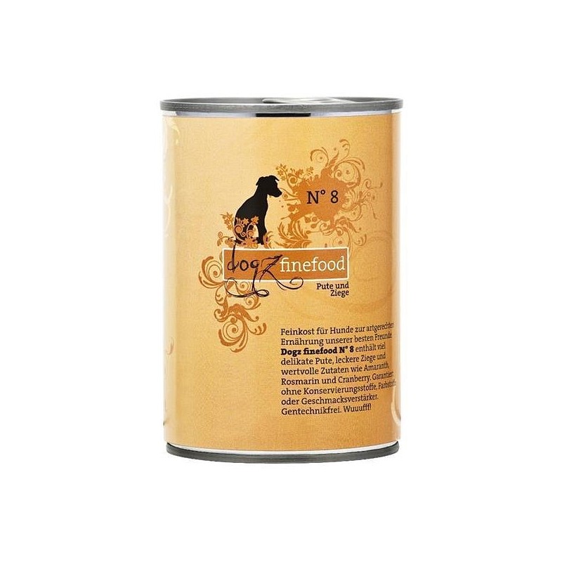 Dogz Finefood puran in koza 6x400g