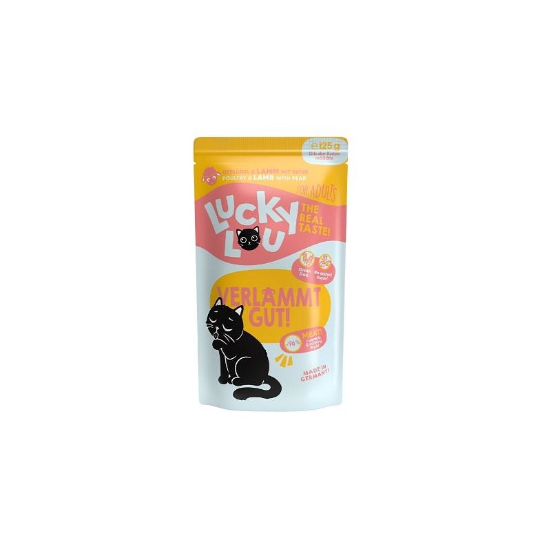 Lucky Lou LS Adult Perutnina in jagnjetina 125g