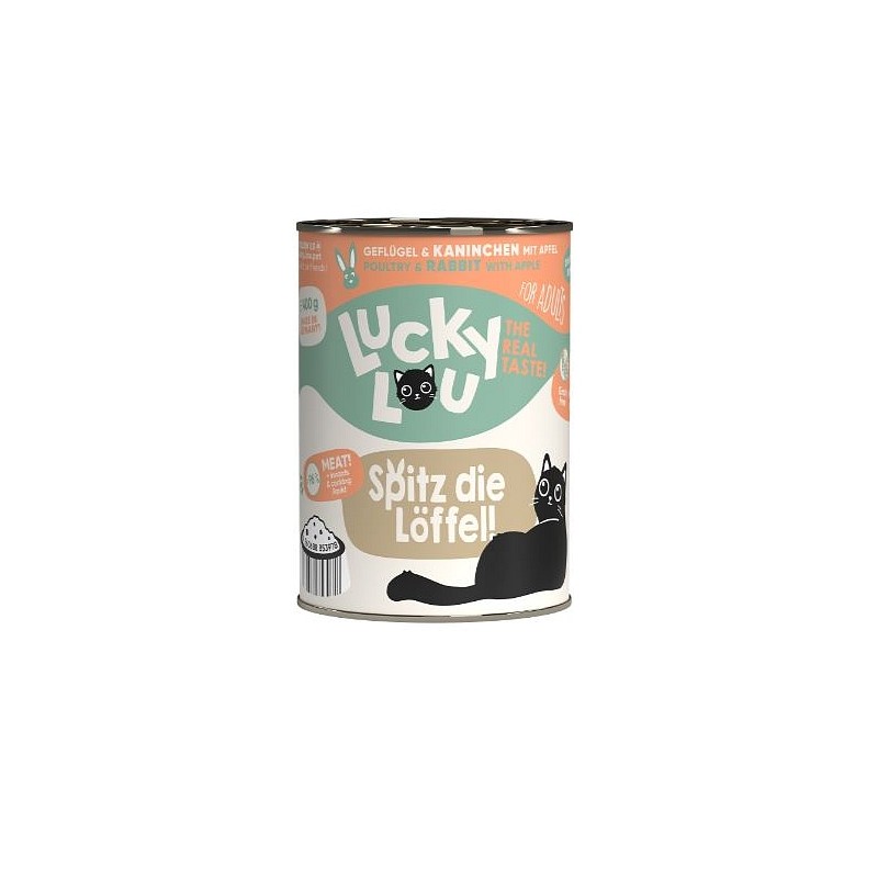 Lucky Lou LS Adult Perutnina in kunec 400g