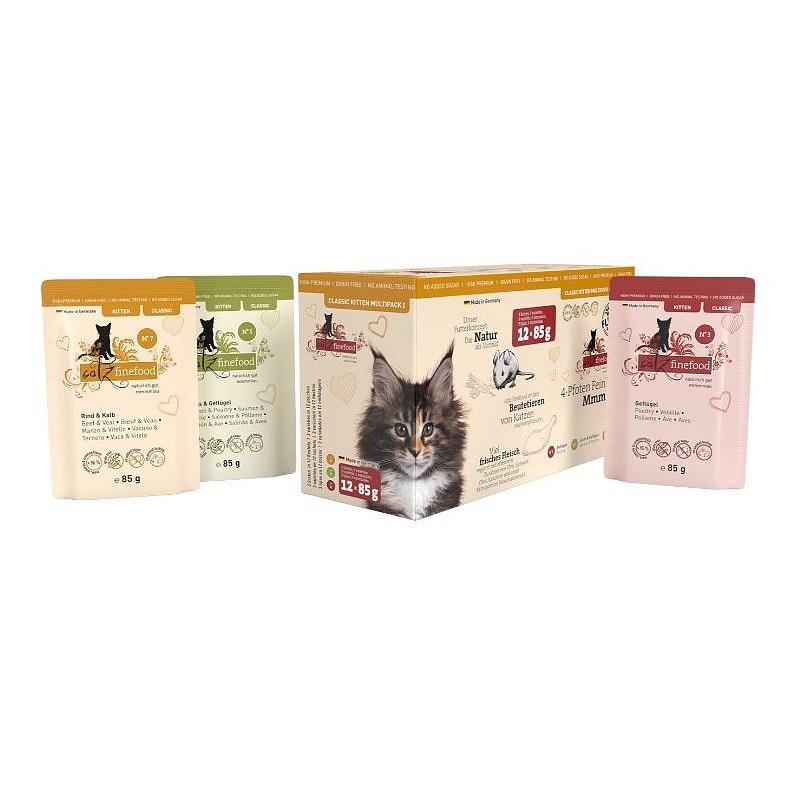 Catz Finefood Kitten Multipack 1 12x85g