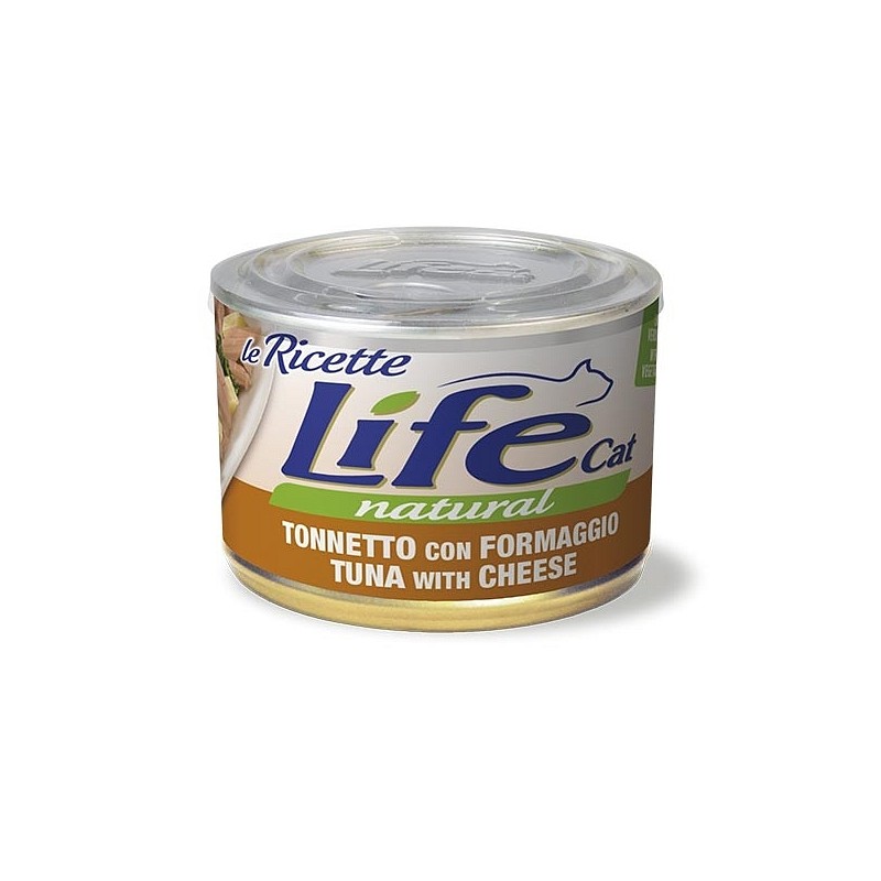 Lifecat konzerva le Ricette tuna s sirom in špinačo 150g