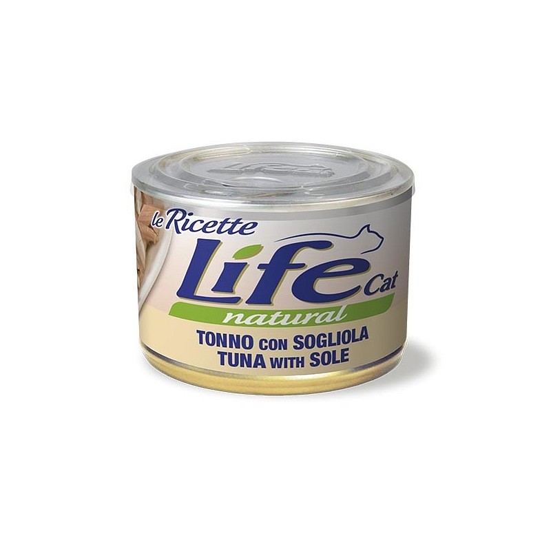 Lifecat konzerva le Ricette tuna z morskim listom 150g