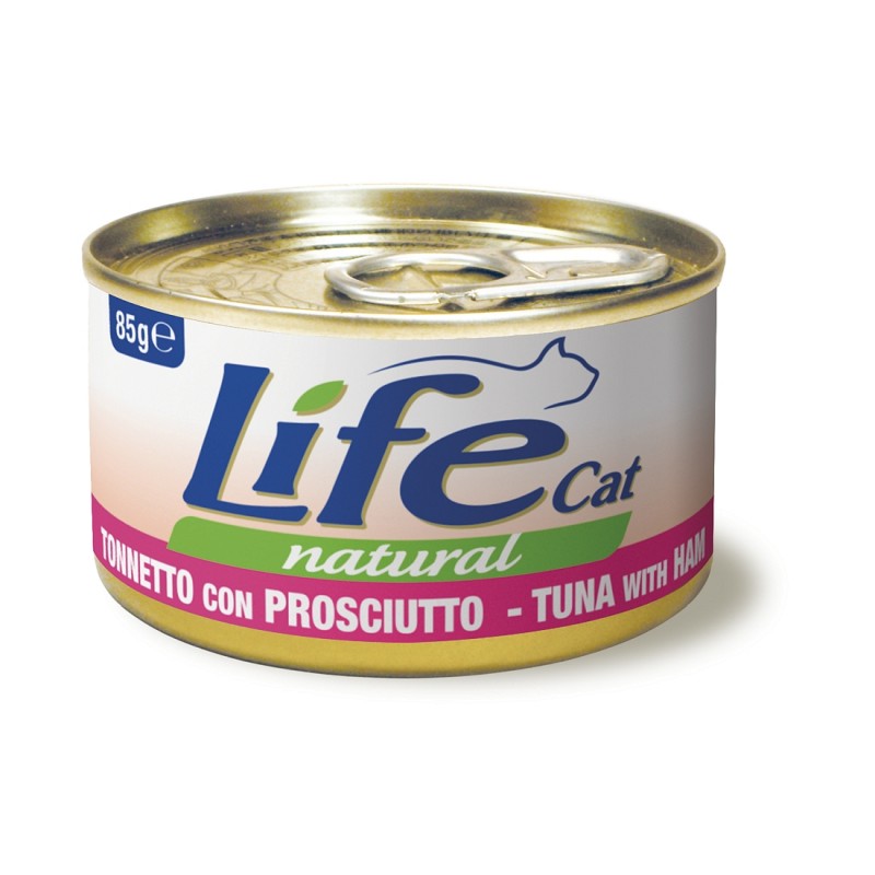 Lifecat konzerva tuna in piščančja šunka 85g