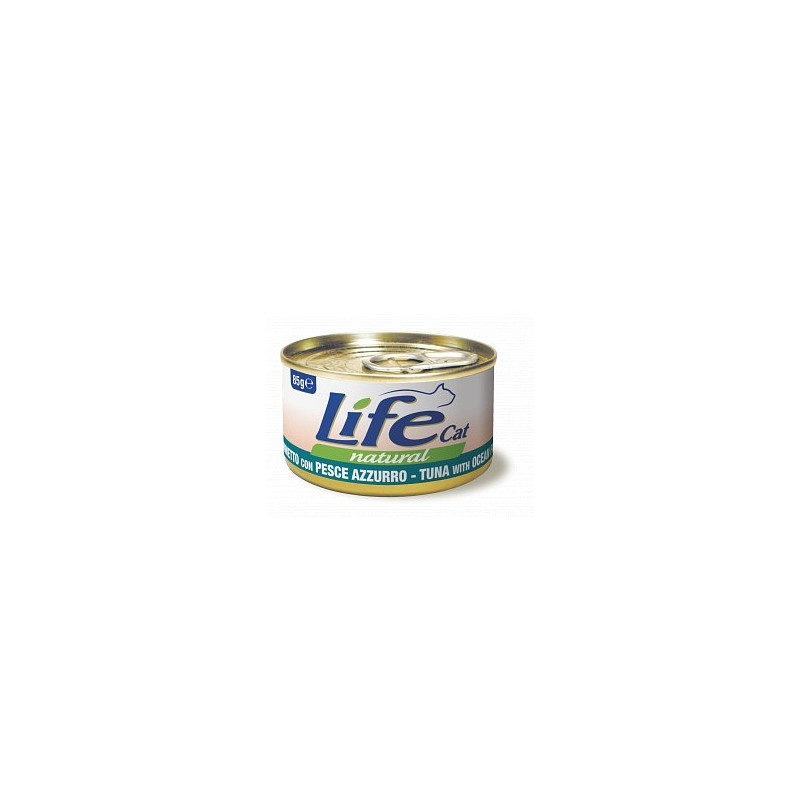 Lifecat konzerva tuna in oceanska riba 85g