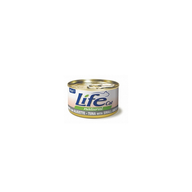 Lifecat konzerva tuna in inčuni 85g