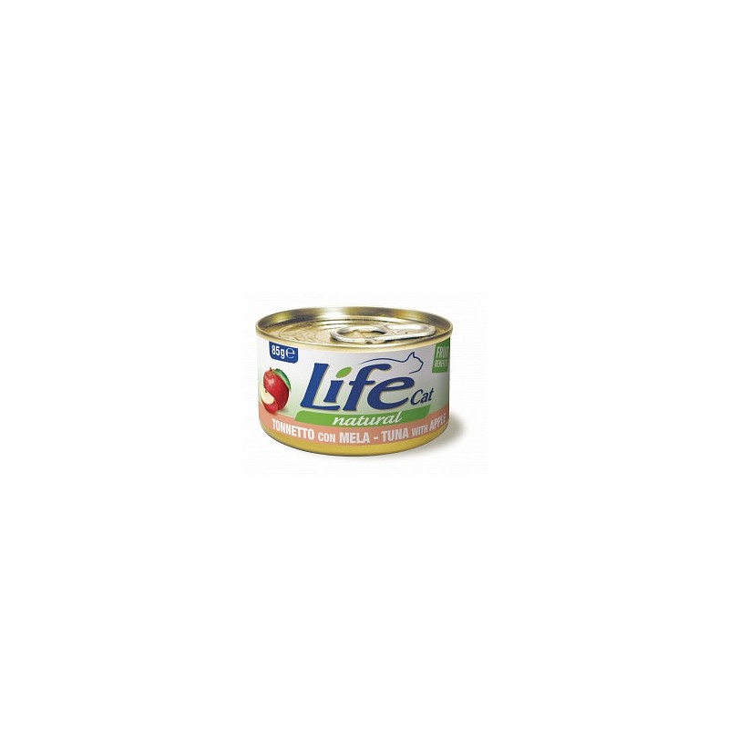 Lifecat konzerva tuna in jabolko 85g